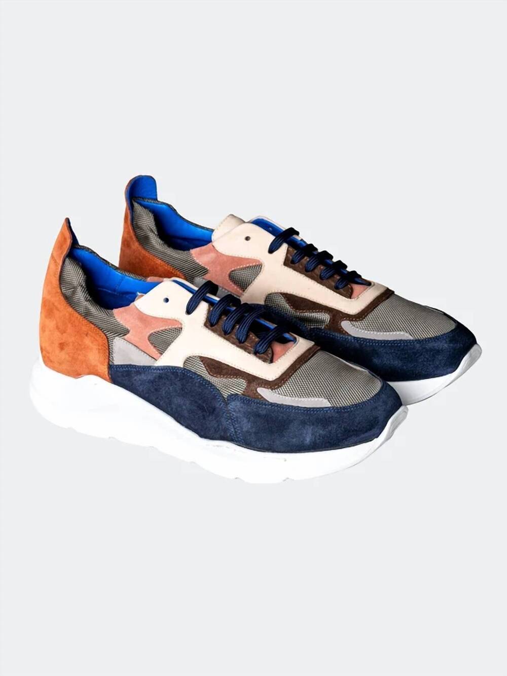 NEW MACEOO men's casual dad shoe in blue multi